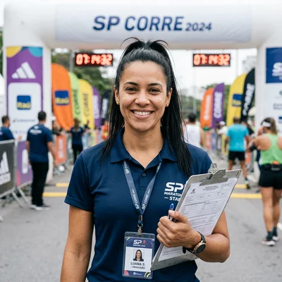 Carla Souza, produtora de eventos esportivos em São Paulo