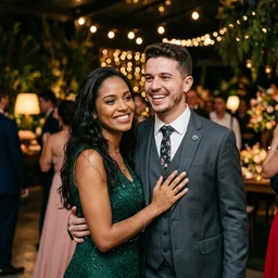 Camila e Rodrigo, noivos que usaram o Catálogo do Amor no casamento em São Paulo